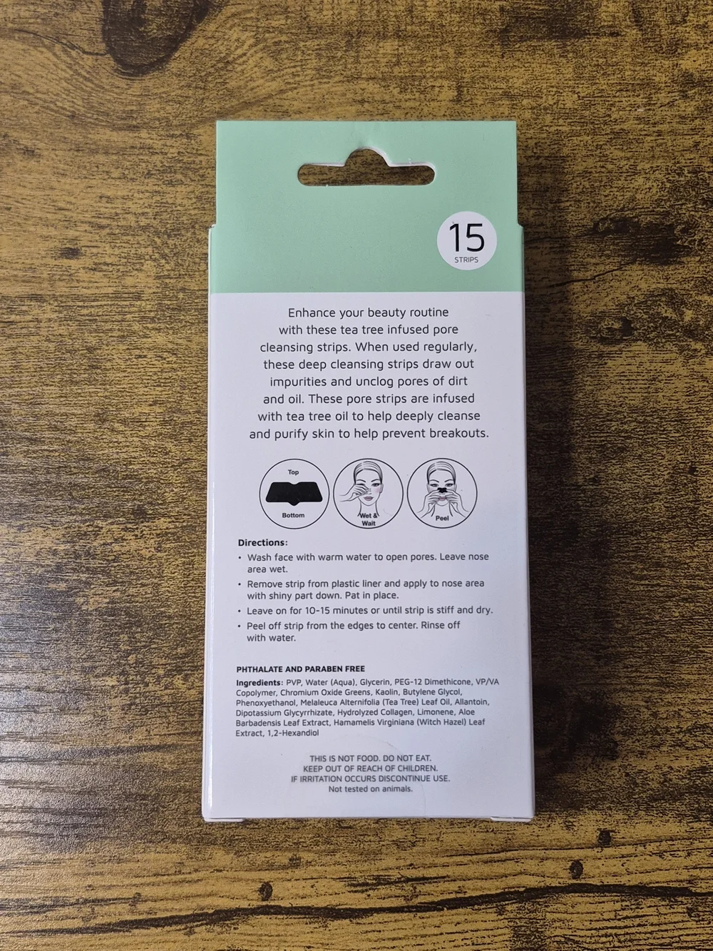 Precision Beauty Purifying Pore Strips with Tea Tree 15 ct NIB